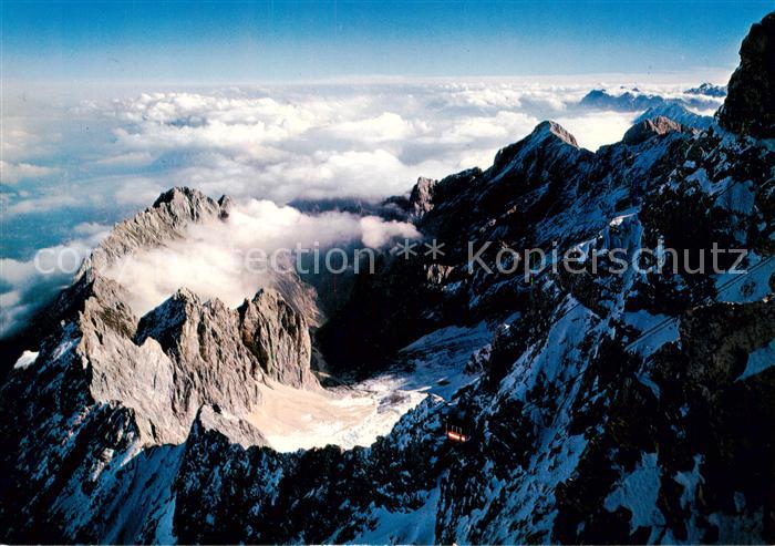 Zugspitze Garmisch-Partenkirchen Zugspitz Grosskabinenbahn mit Hoellental Waxens