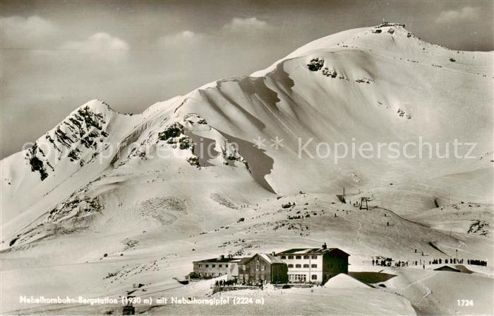 Nebelhornbahn Nebelhornbahn-Bergstation m. Nebelhorngipfel