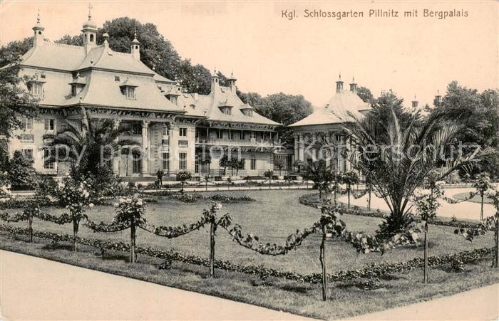 Pillnitz Dresden Kgl. Schlossgarten m. Bergpalais
