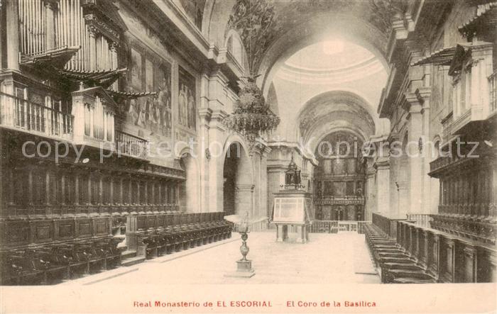 El Escorial ES Real Monasterio - El Coro de la Basilica