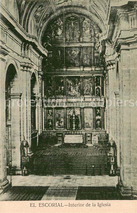 El Escorial ES Interior de la Iglesia