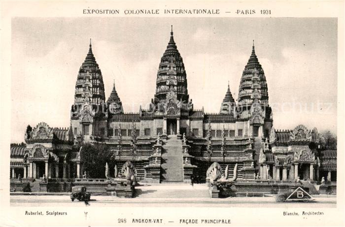 Angkor-Wat-Vat Kambodscha Facade Principale