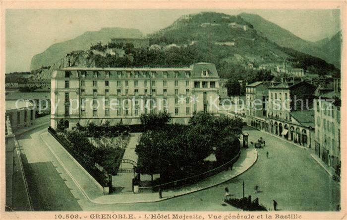 Grenoble 38 Hotel Majestic - Vue generale et la Bastille