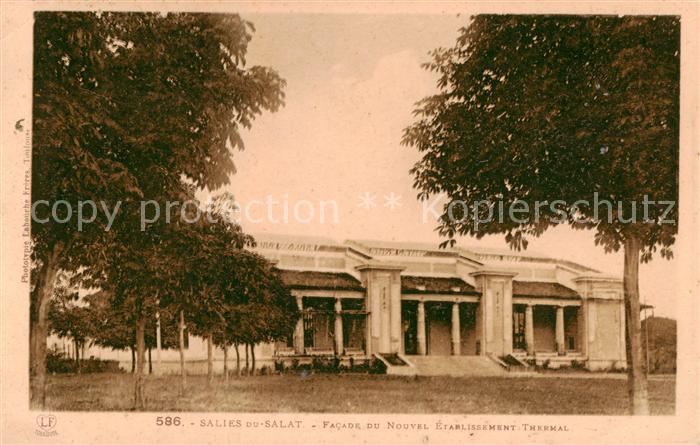 Salies-du-Salat Facade du Nouvel Etablissement Thermal