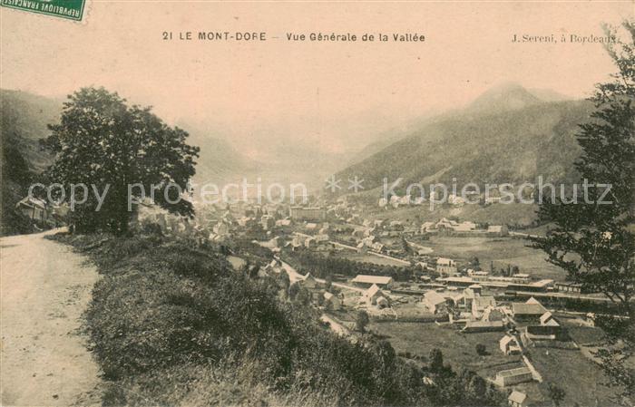 Le Mont-Dore 63 Vue Generale de la Vallee