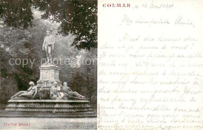 Colmar 68 Statue Bruat