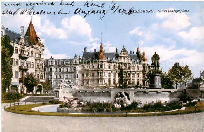 MAGDEBURG  CITY Staatsbuergerplatz