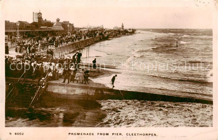 Cleethorpes UK Promenade from Pier