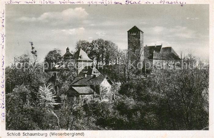Schloss Schaumburg Weser Gesamtansicht