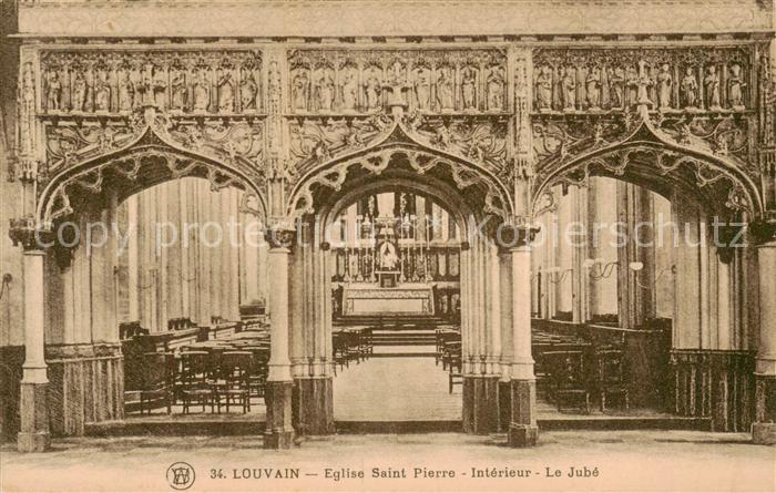 Louvain Flandre Eglise Saint Pierre - Innenansicht