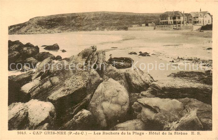 Cap Gris-Nez 62 Les Rochers de la Plage - Hotel de la Sirene