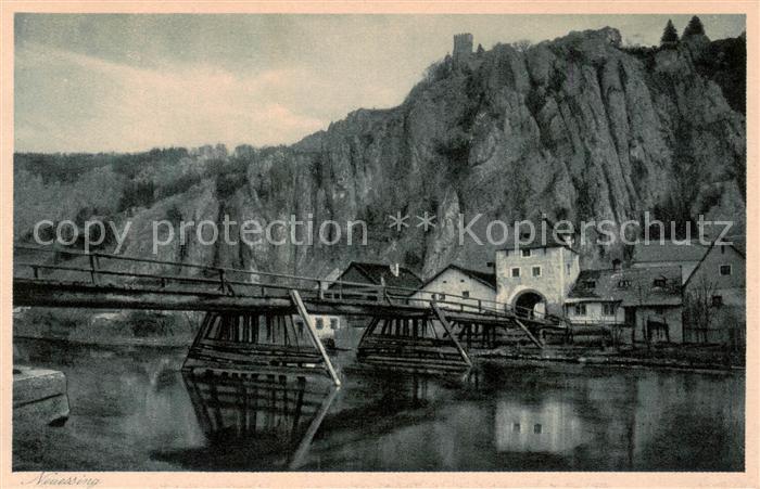 Neuessing Essing Teilansicht m. Burg Randeck