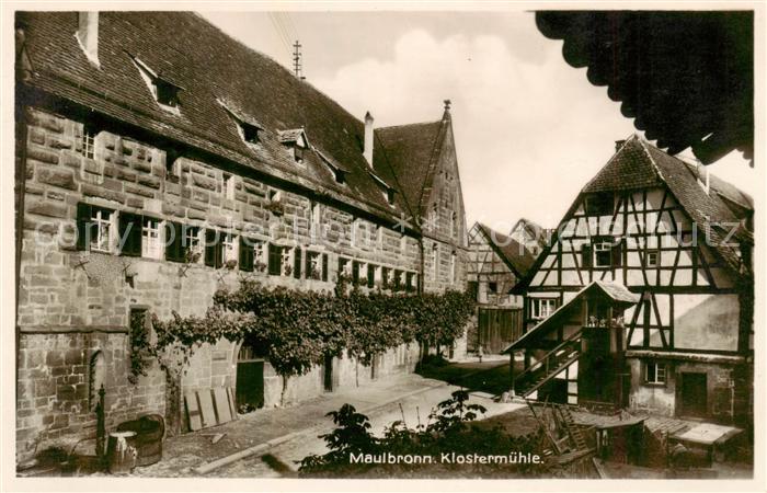 Maulbronn Klostermuehle m. Fachwerkhaus