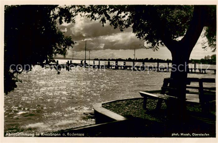 Kressbronn Bodensee Abendstimmung am Bodensee