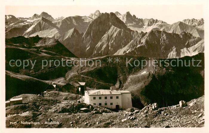 Nebelhorn Ausblick Panorama