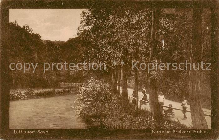 Sayn-Bendorf Partie bei Kretzers Muehle