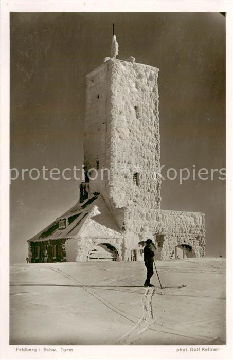 Feldberg 1450m Schwarzwald Turm Winter