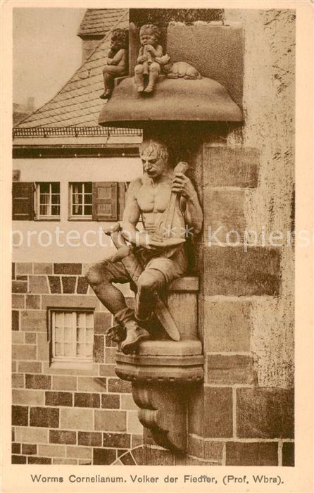 Worms Rhein Cornelianum - Volker der Fiedler