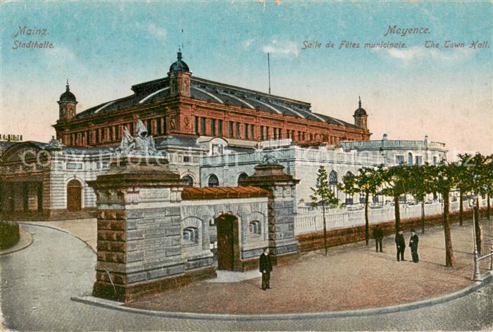 Mainz Rhein Stadthalle Aussenansicht