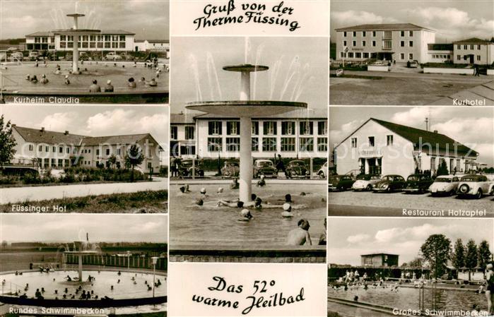 Fuessing Bad Therme Fuessing - Kurheim Claudig - Kurhotel - Rest. Holzapfel - Sc