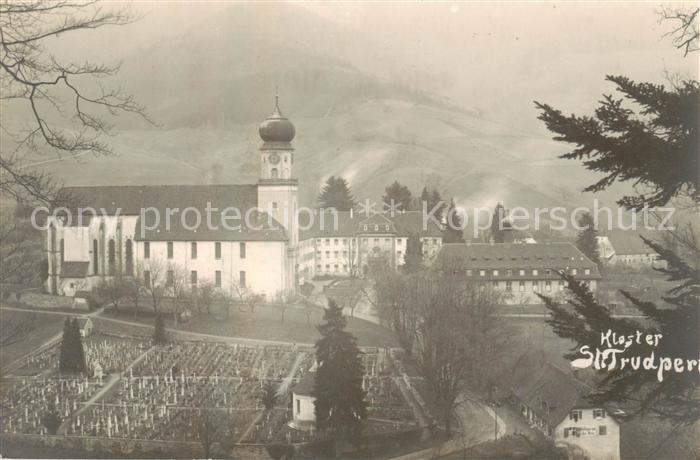 St Trudpert Kloster Muenstertal Kloster Aussenansicht