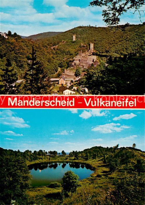 Manderscheid Eifel Teilansichten Vulkaneifel