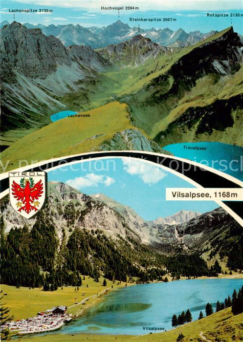 Vilsalpsee 1168m Tannheim Tirol AT Traualpsee Lachensee Lachenspitze Hochvogel S