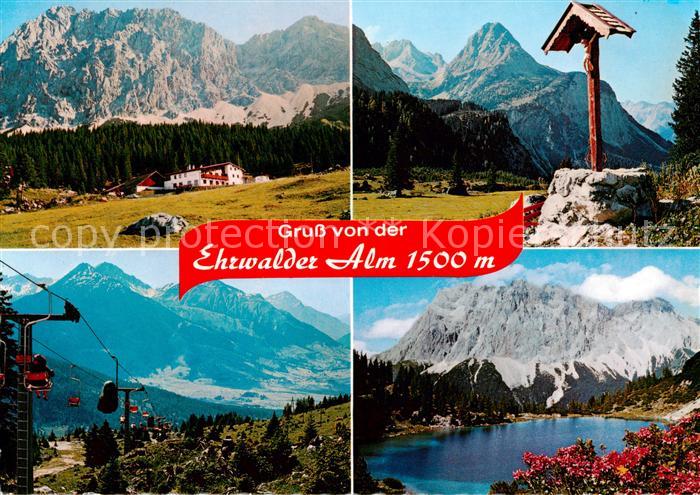 Ehrwalderalm 1500m Ehrwald Tirol AT Teilansichten m. Sessellift