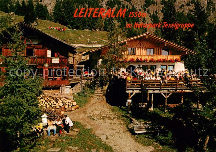 Leiteralm 1550m Texelgruppe Dolomiti IT Leiteralm Restaurant Aussenansicht
