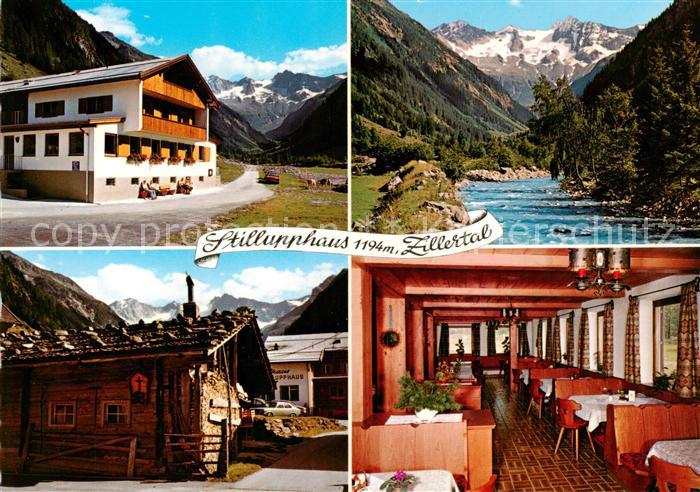Stilluphaus 1200m Stilluptal Mayrhofen Zillertal AT Innen. u. Aussenansicht m. Z