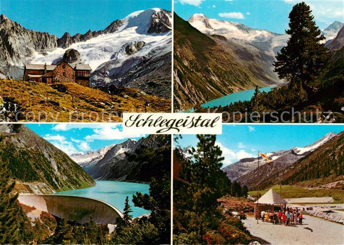 Schlegeis-Stausee Zillertal Tirol AT Furtschaglhaus Stausee m. Mösele Hochfe