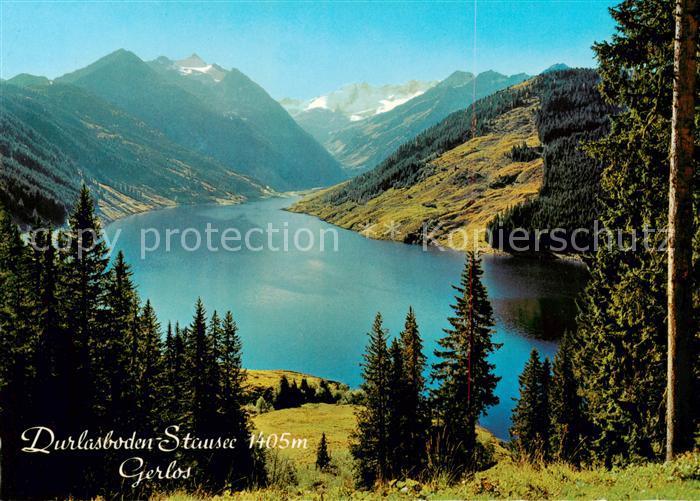 Gerlos Zillertal AT Durlasboden-Stausee m. Reichenspitzgruppe