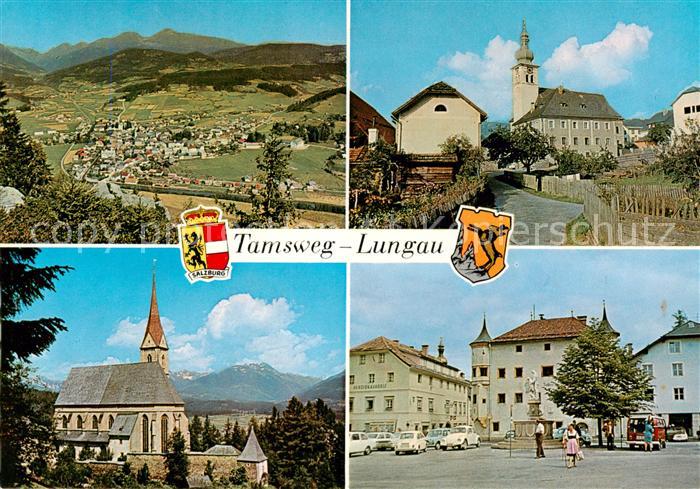 Tamsweg Lungau Panorama Kirchen Marktplatz