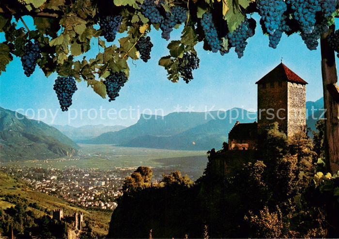 Meran Merano Schloss Tirol mit Mendelblick