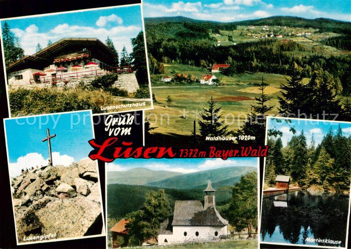 Lusenschutzhaus 1373m Neuschoenau Waldhaeuser Lusengipfel Kapelle Martinsklause