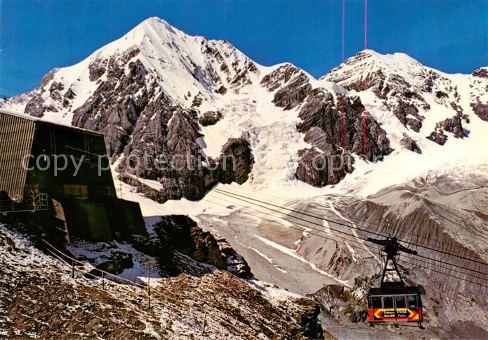 Sulden Solda Trentino-Alto-Adige IT Seilbahn Sulden Schaubach mit Koenigspitze