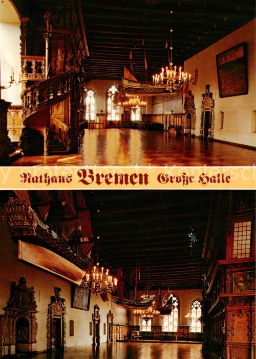 BREMEN  CITY Rathaus Grosse Halle