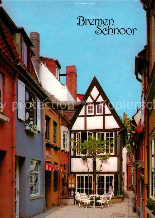 BREMEN  CITY Partie im Schnoor