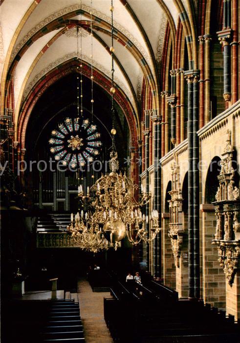 BREMEN  CITY Dom Hauptschiff mit Westempore