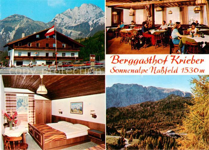 Hermagor Kaernten Berggasthof Krieber Gaststube Zimmer Sonnenalpe Nassfeld
