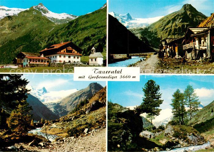 Tauerntal Innergschloess Tirol AT Tauernhaus Grossvenediger Panorama