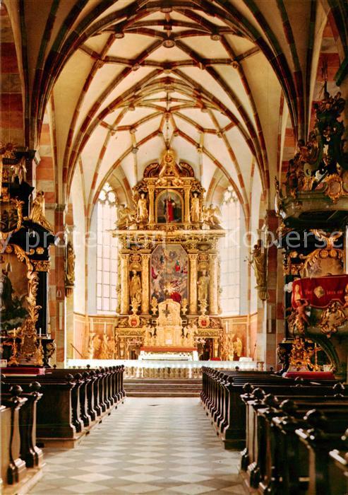 Millstatt Millstaettersee Stiftskirche Inneres