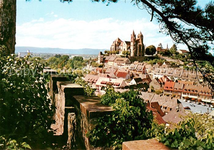 Breisach Rhein Blick vom Eckartsberg mit St Stephansmuenster