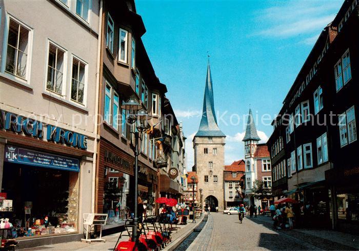Duderstadt Niedersachsen Blick zum Westerturm