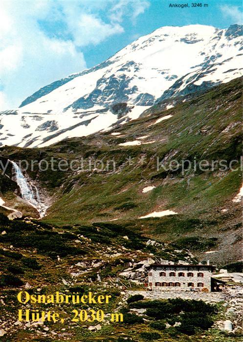Malta Maltatal Kaernten AT Osnabruecker Huette mit Ankogel