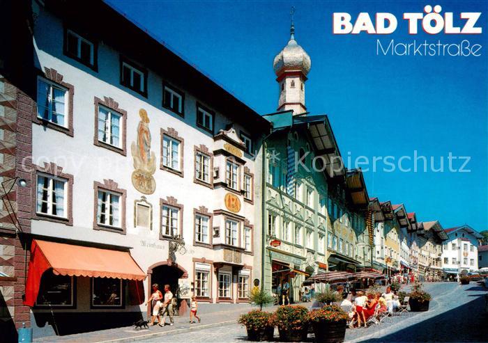 Bad Toelz Altstadt mit Marktstrasse