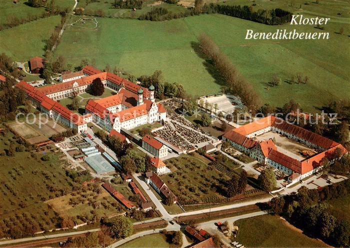 Benediktbeuern Kloster Benediktbeuern Salesianer Don Boscos Fliegeraufnahme