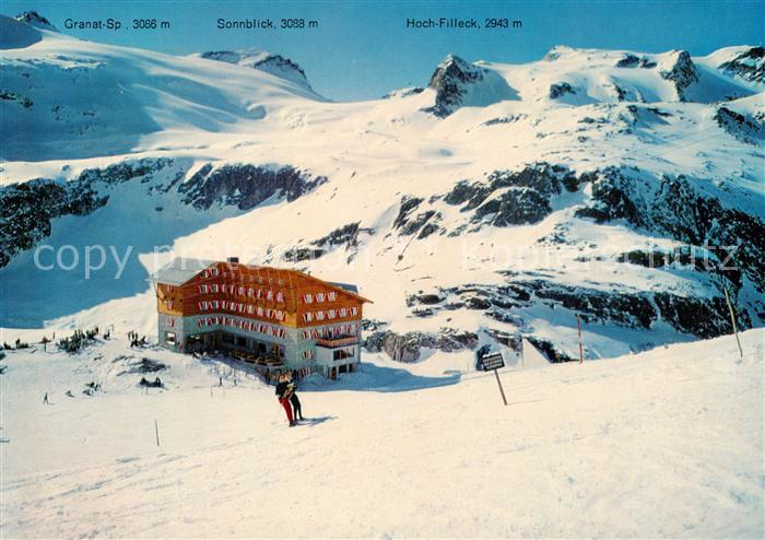 Rudolfshuette 2315m Weisssee AT mit Granatspitze Sonnblick und Hochfilleck