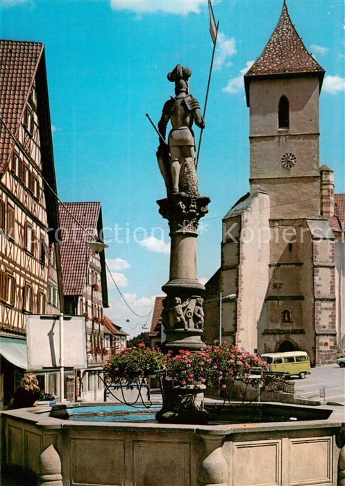 Horb Neckar Brunnen Kirche