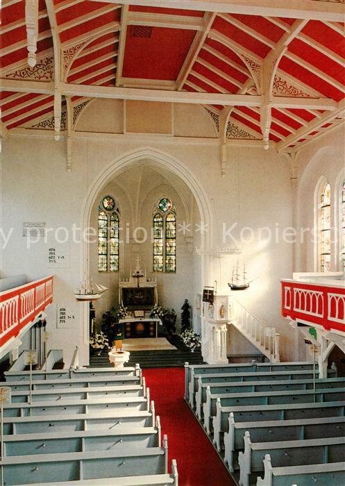 Norderney Nordseebad Ev luth Inselskirche Inneres